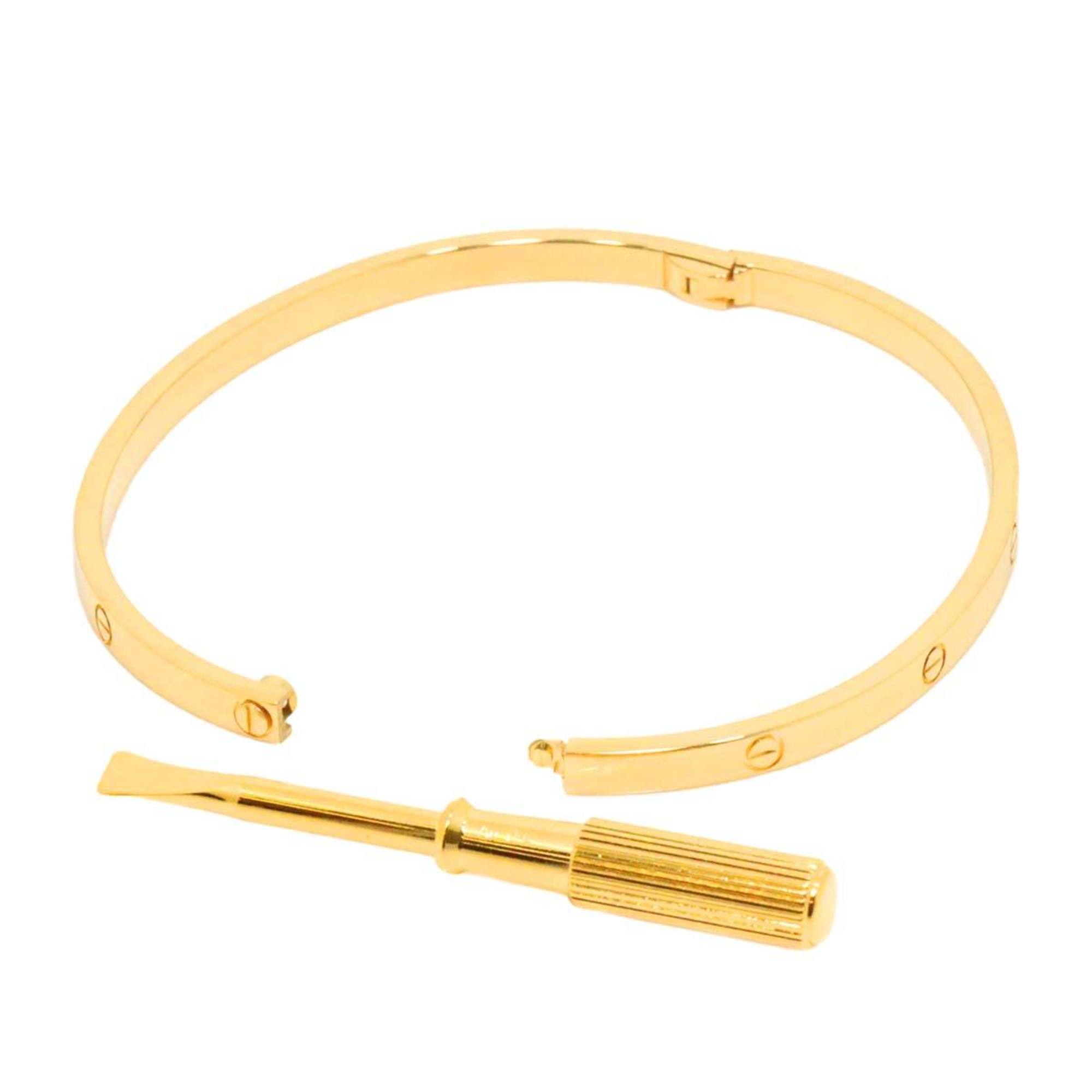 Pre-owned Cartier LOVE bracelet the medium model in 18K yellow gold with the box and receipt