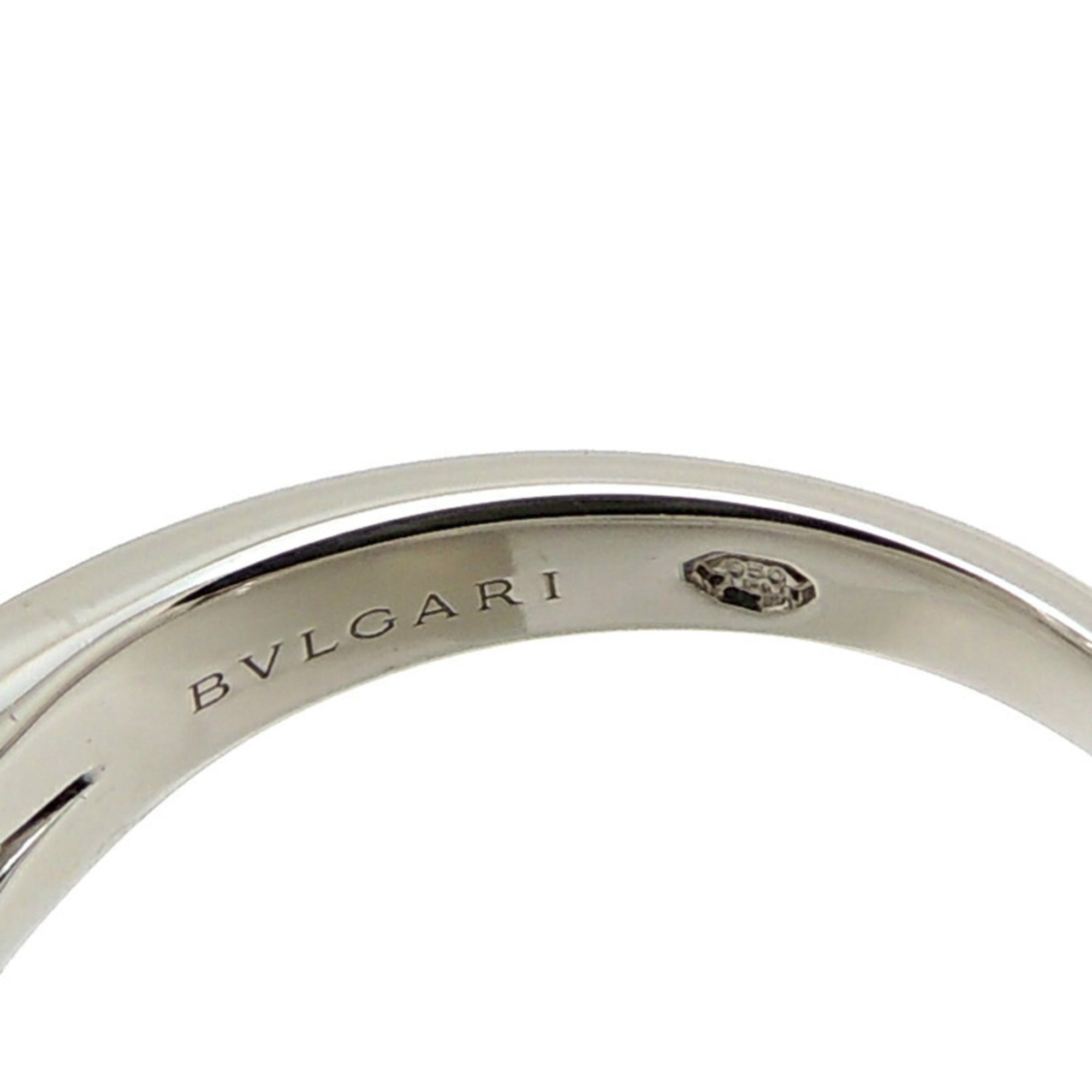 Bulgari Incontro d'amore platinum engagement ring with a box and documents