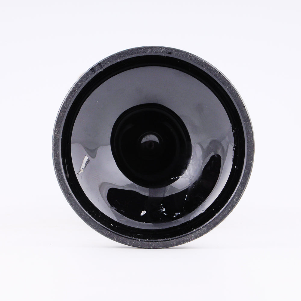 Exquisite antique amper in black glass