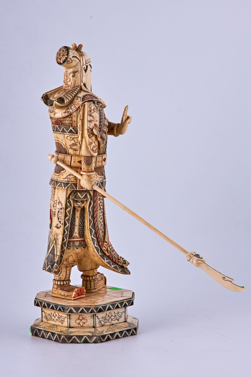 Ivory sculpture of "Saintly Emperor Guan"