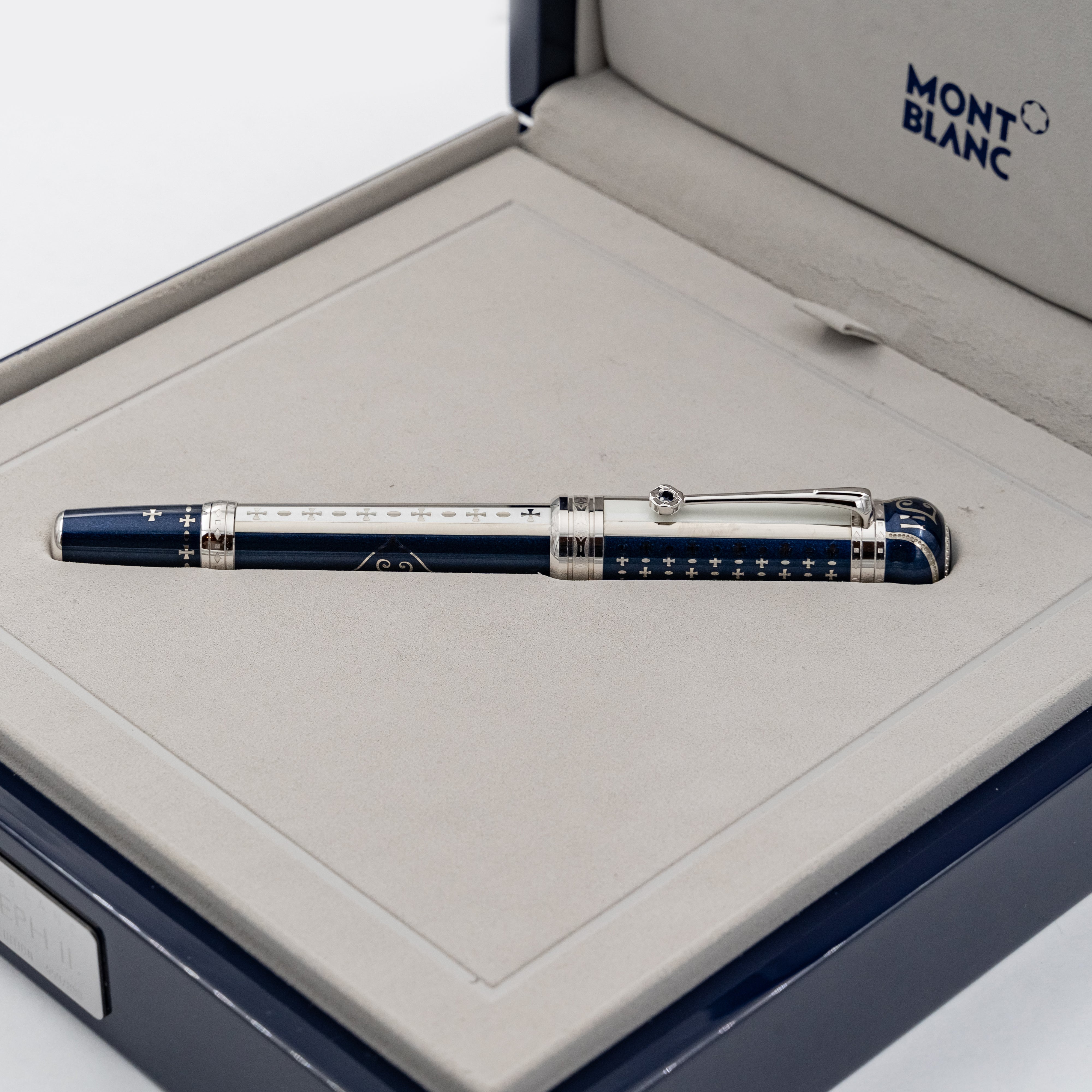 Montblanc Juego completo Patron of Art Edición limitada 888 Pluma estilográfica Joseph II