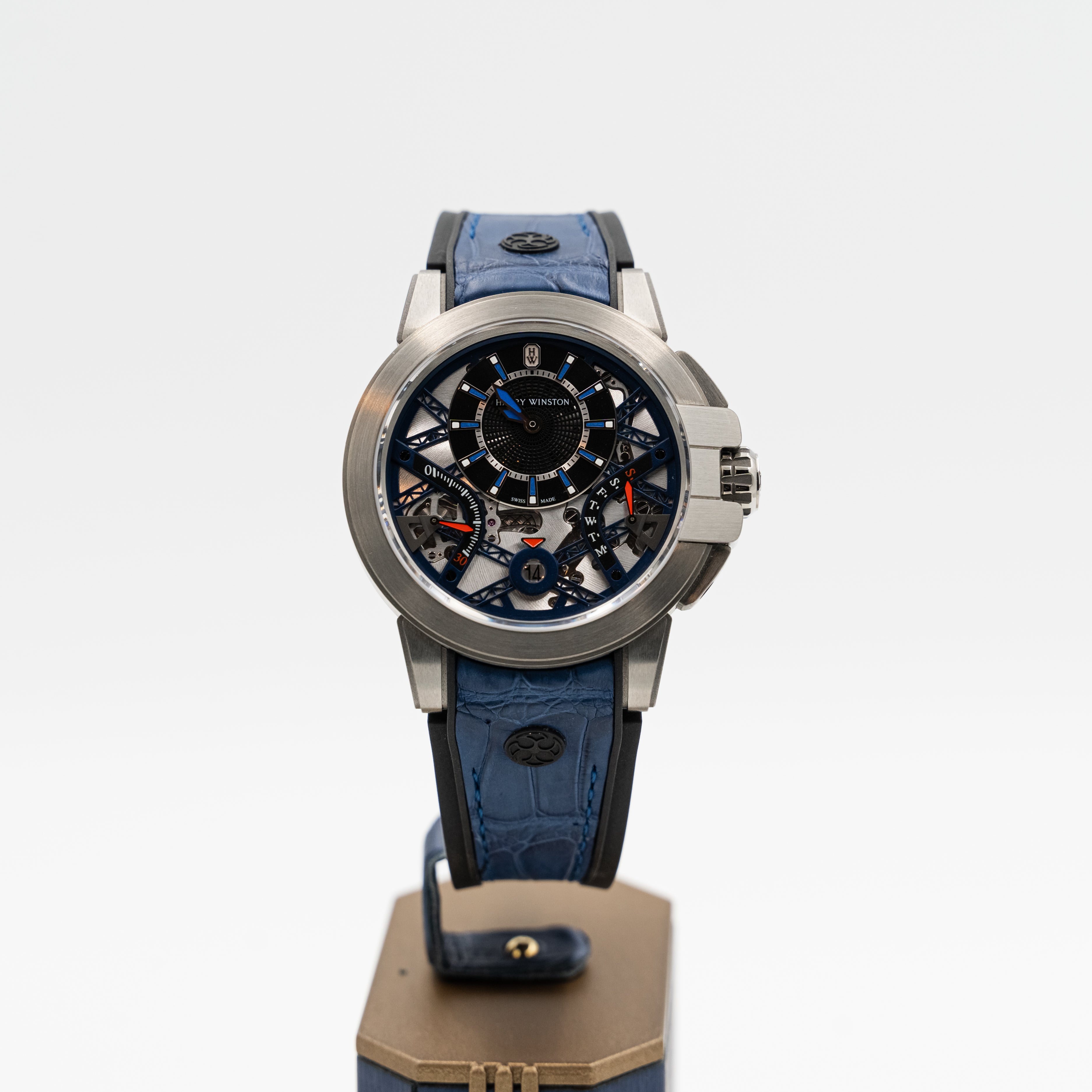 Edición limitada 300 Harry Winston Zaluim Mens Watch Ocean Project Z No.277 con número de referencia OCEABI42ZZ001