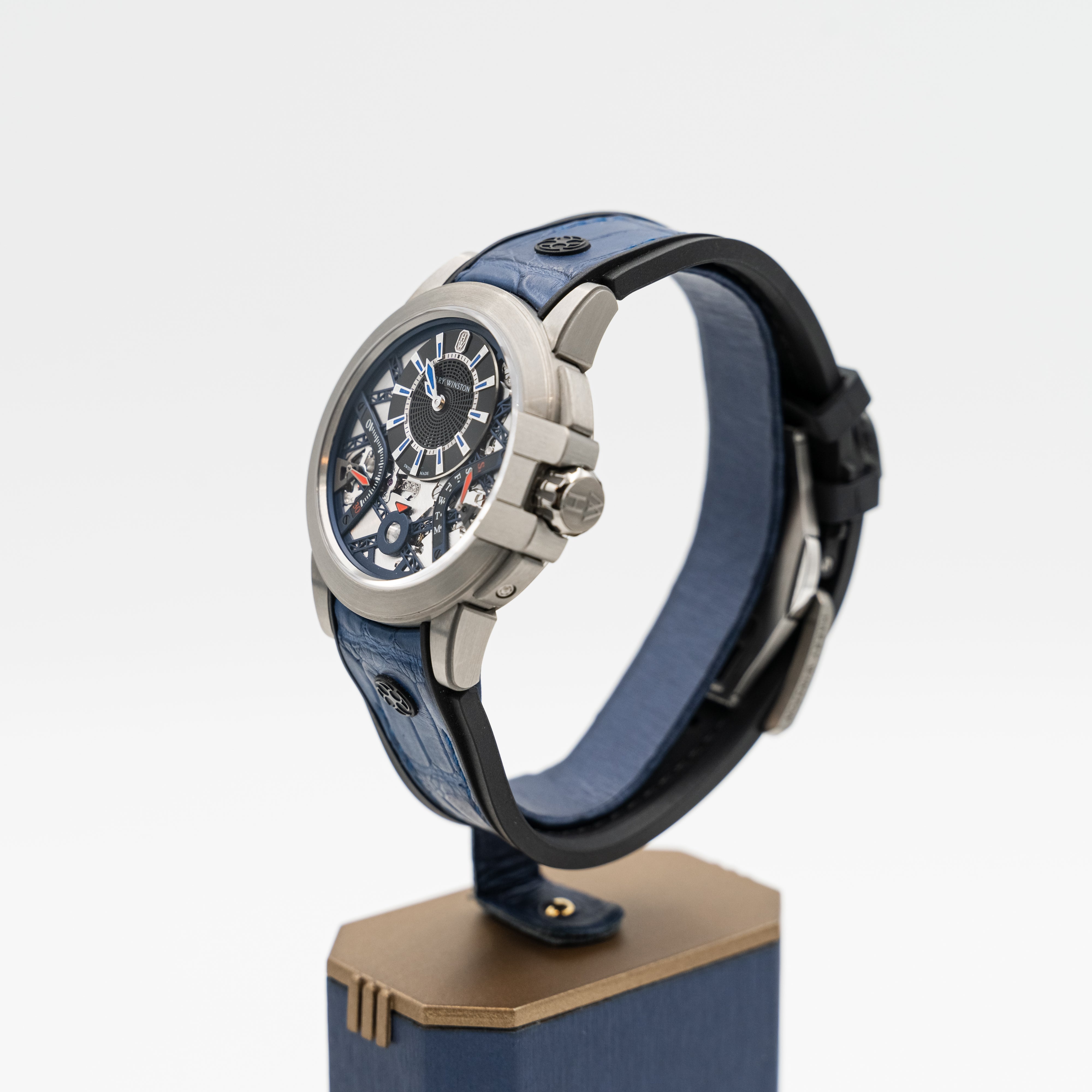 Edición limitada 300 Harry Winston Zaluim Mens Watch Ocean Project Z No.277 con número de referencia OCEABI42ZZ001