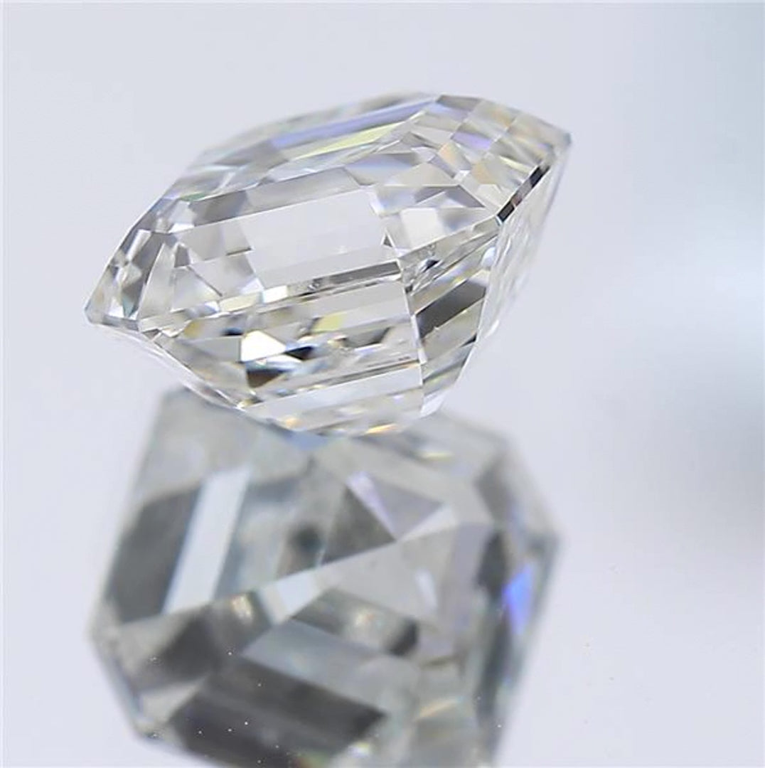 GIA certified 3,01ct S1 clarity Ascher cut loose diamond of G color