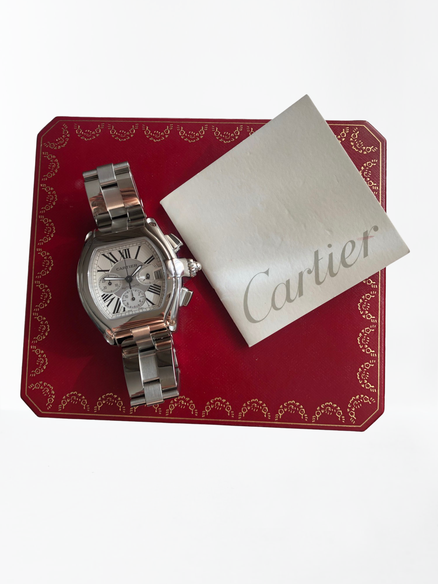 Cartier Roadster Cronógrafo, Juego completo