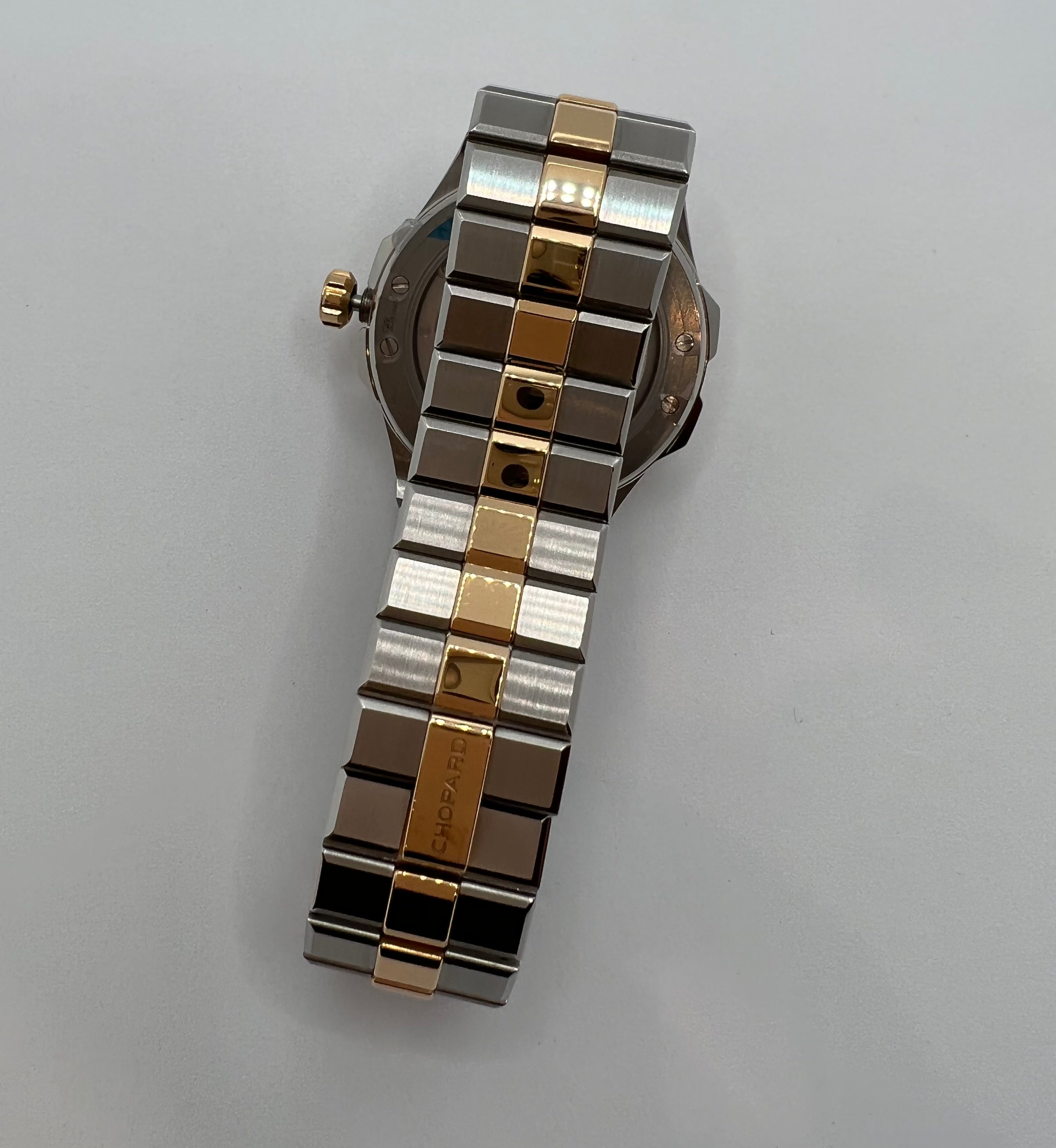 FULL SET TWO-TONE CHOPARD ALPINE EAGLE MEN'S WRISTWATCH 41mm