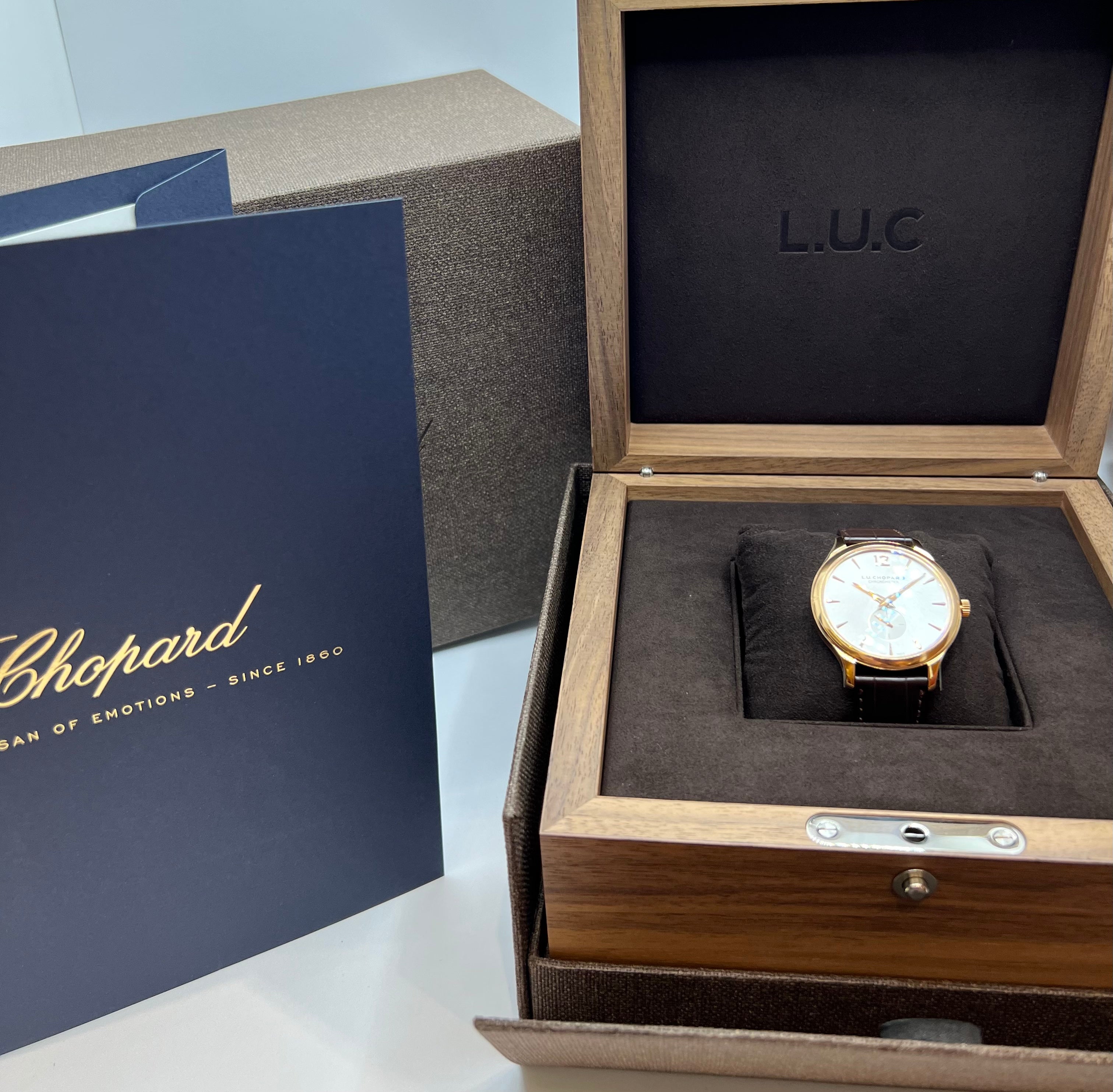 Juego completo de reloj de pulsera CHOPARD LUC ELEGANCE XPS 40 MM para hombre