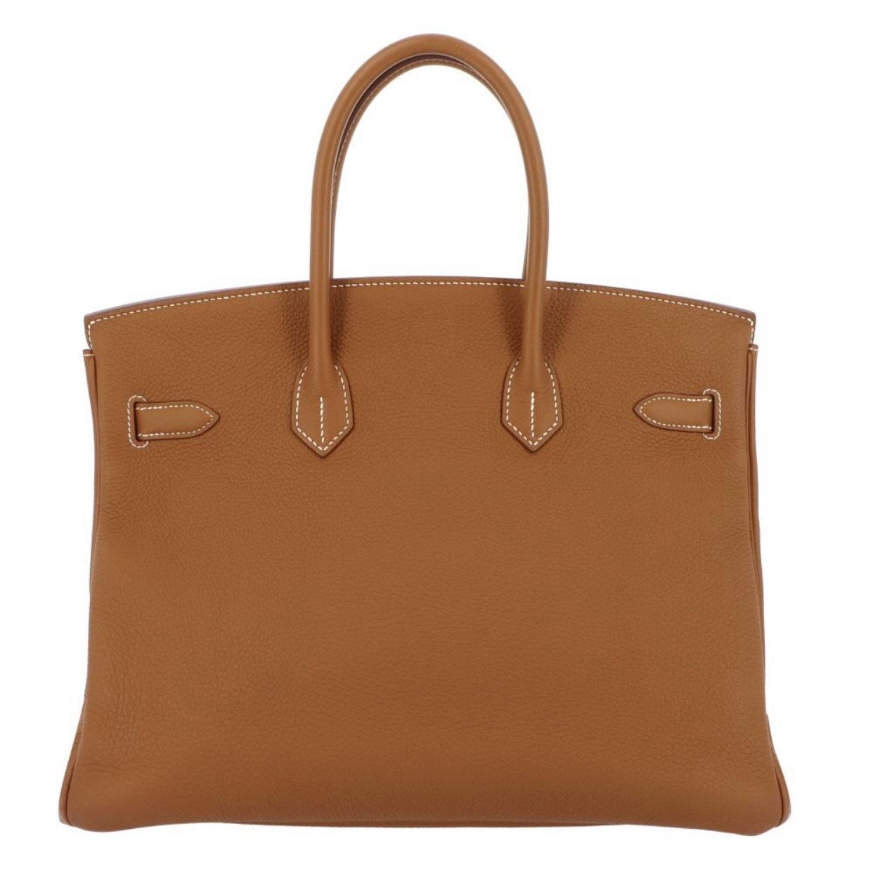 Hermés Birkin 35cm Gold of Togo leather with palladium hardware